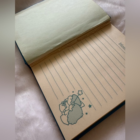 Rare 1976 Little Twins Stars Dear Diary Hard Cover Notebook & Bookmark Kiki Lala - Picture 10 of 10